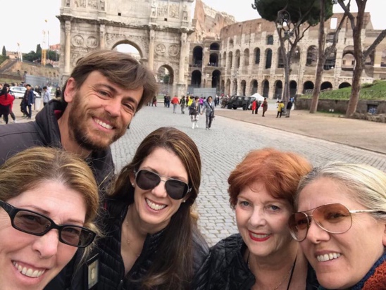 italy rome tour friends guests