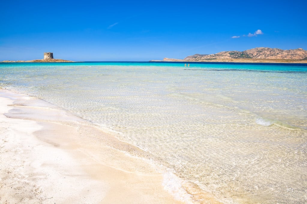 La Pelosa beach, north Sardinia (Italy)