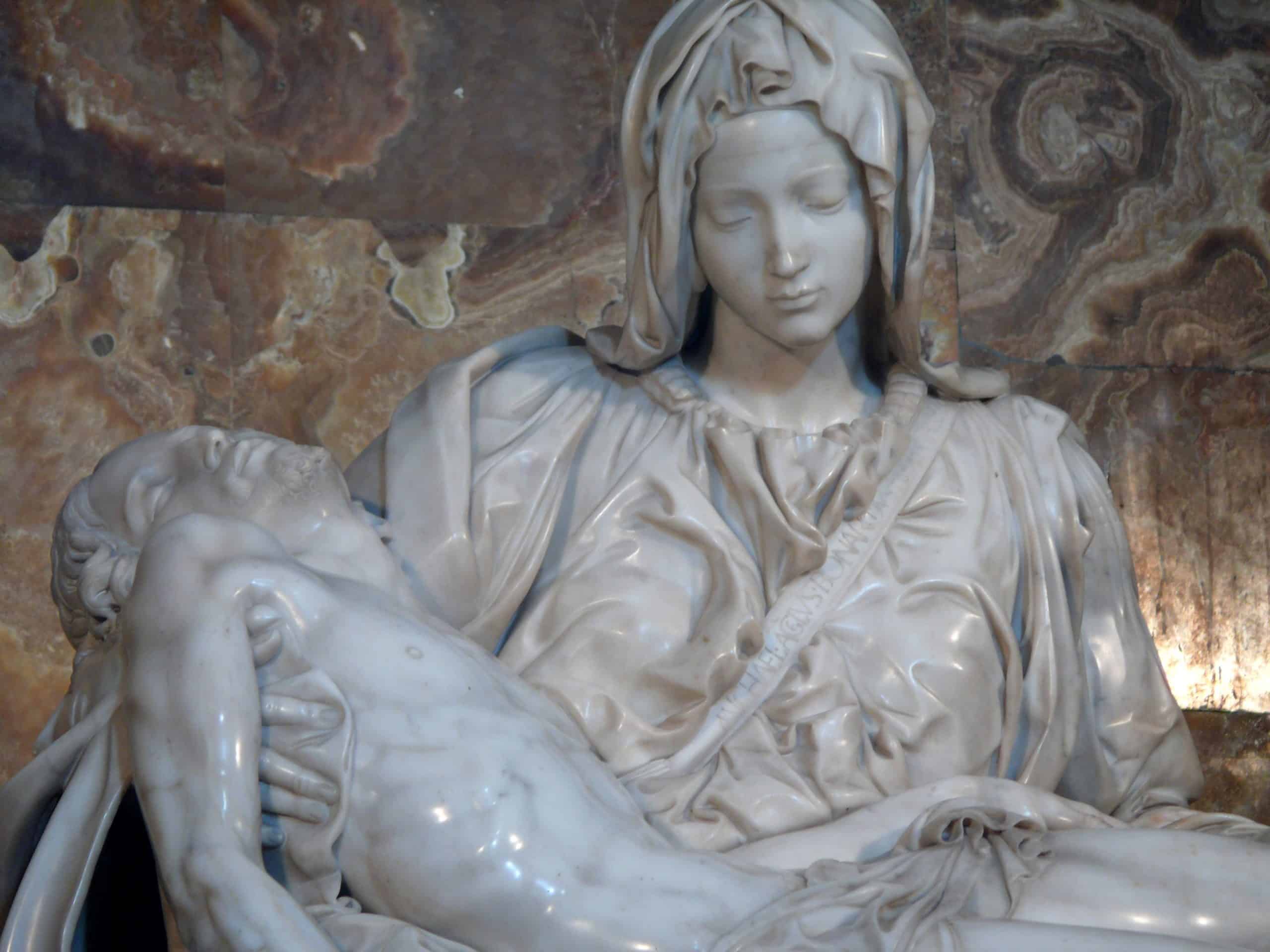 pieta done by michelangelo